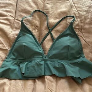 Adjustable Ruffle Bikini Top